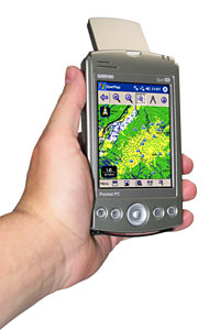КПК с GPS приемником Garmin iQue M5